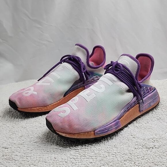 PHARRELL x ADIDAS HUMAN RACE NMD FESTIVAL PINK ROSEGOLD MENS 11.5 CUSTOMIZED - Picture 2 of 16